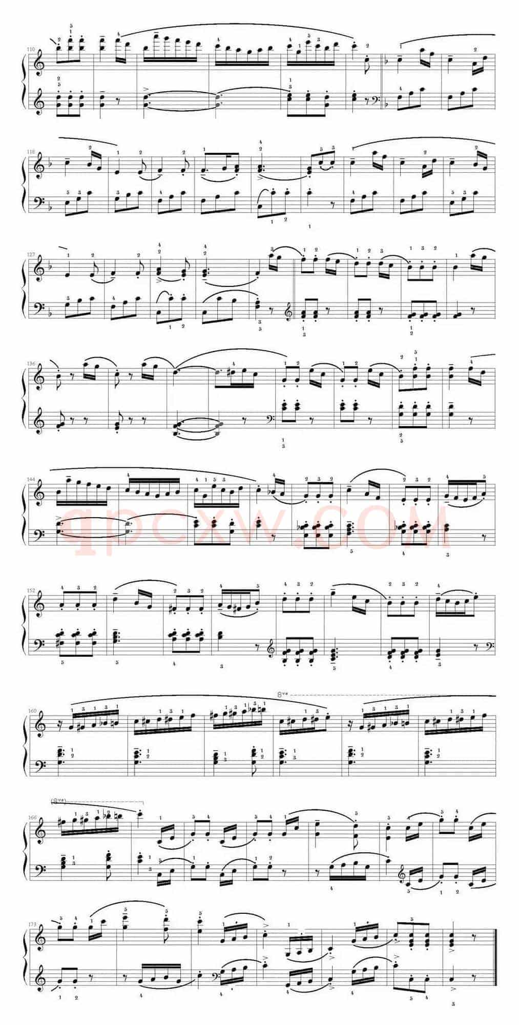 库劳C大调钢琴小奏鸣曲（Op.55，No.1）（足球小将制谱版）