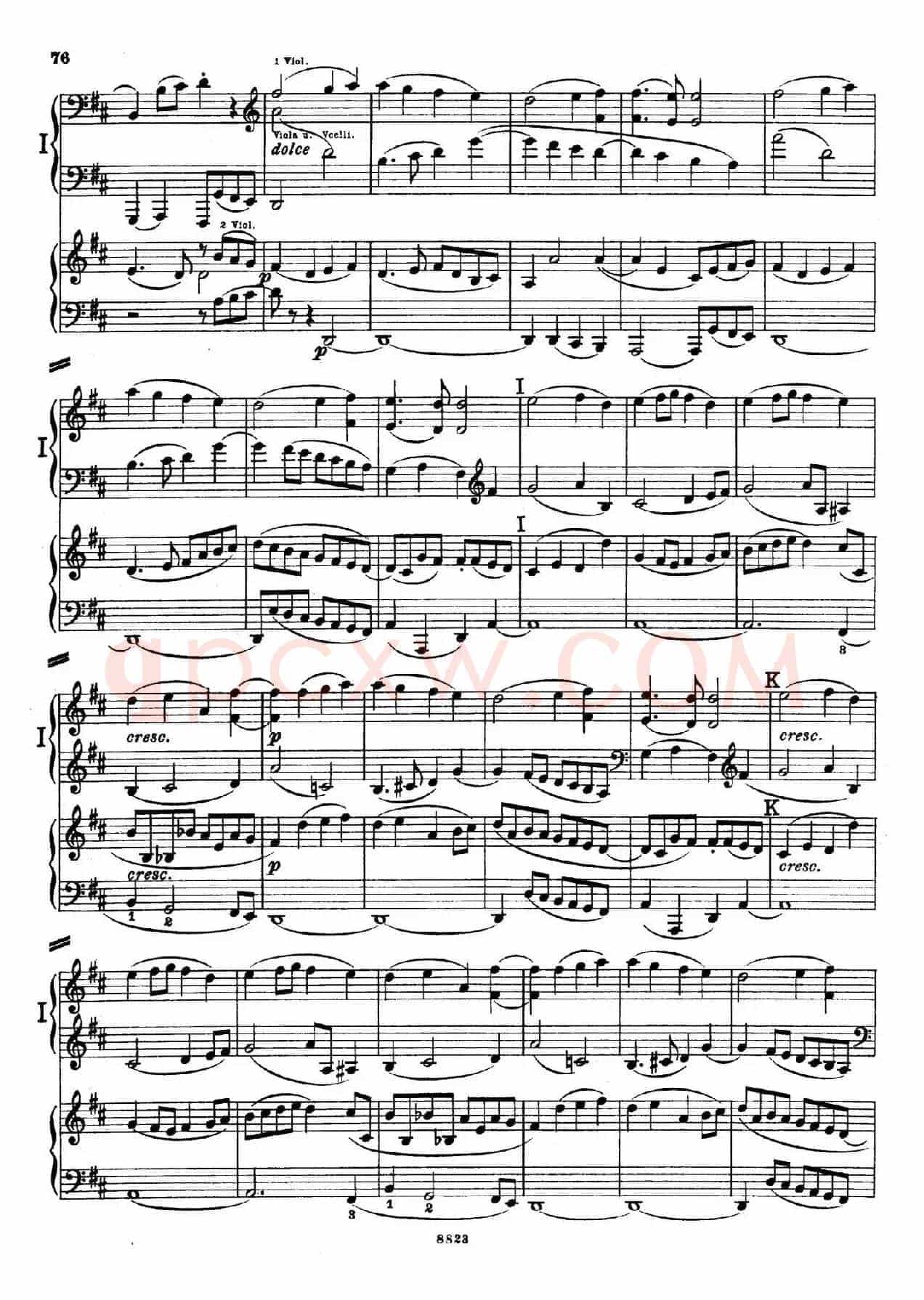 d小调第九交响曲 Op.125(双钢琴P73——82)