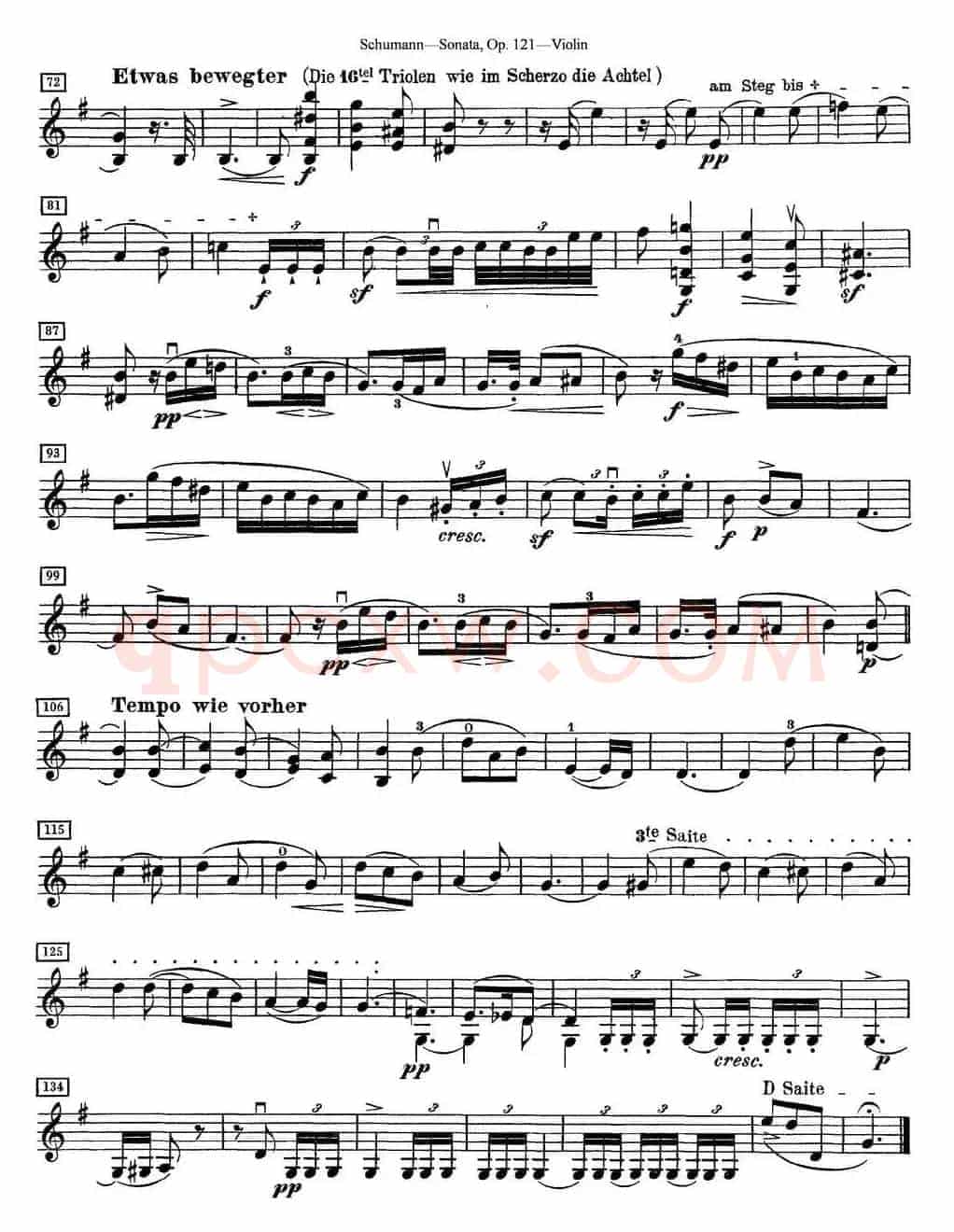 Violin Sonata Op.121