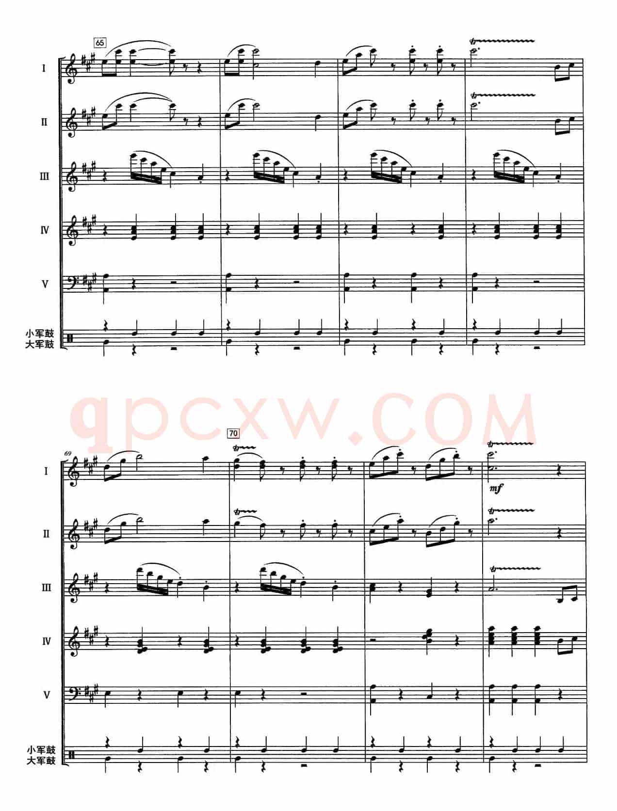 拉德斯基进行曲（器乐合奏、李洲改编版）