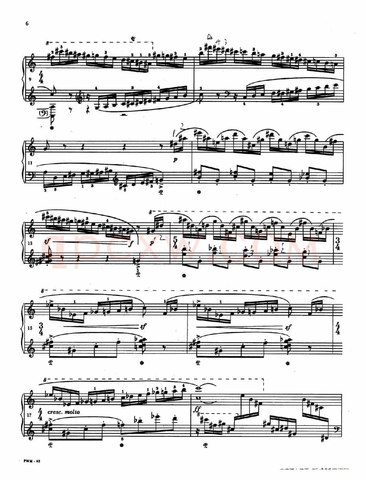 Two Studies(2首练习曲 1. 快板)