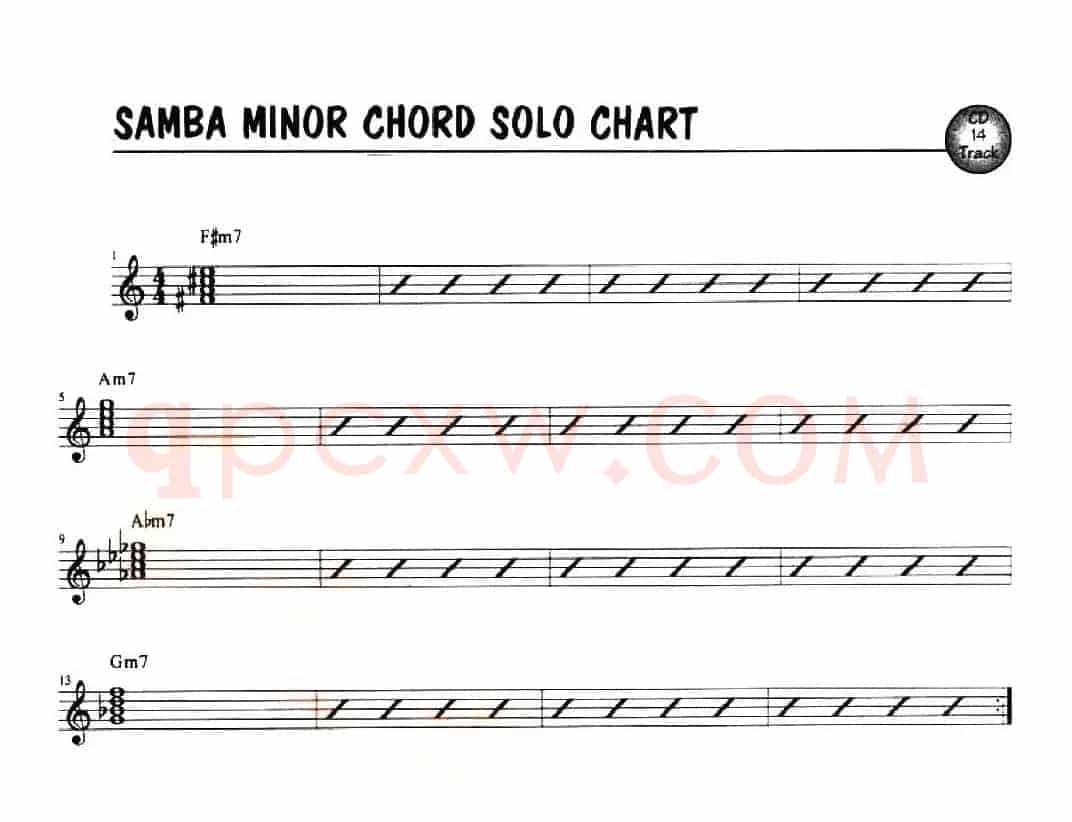 SAMBA MINOR CHORD SOLO