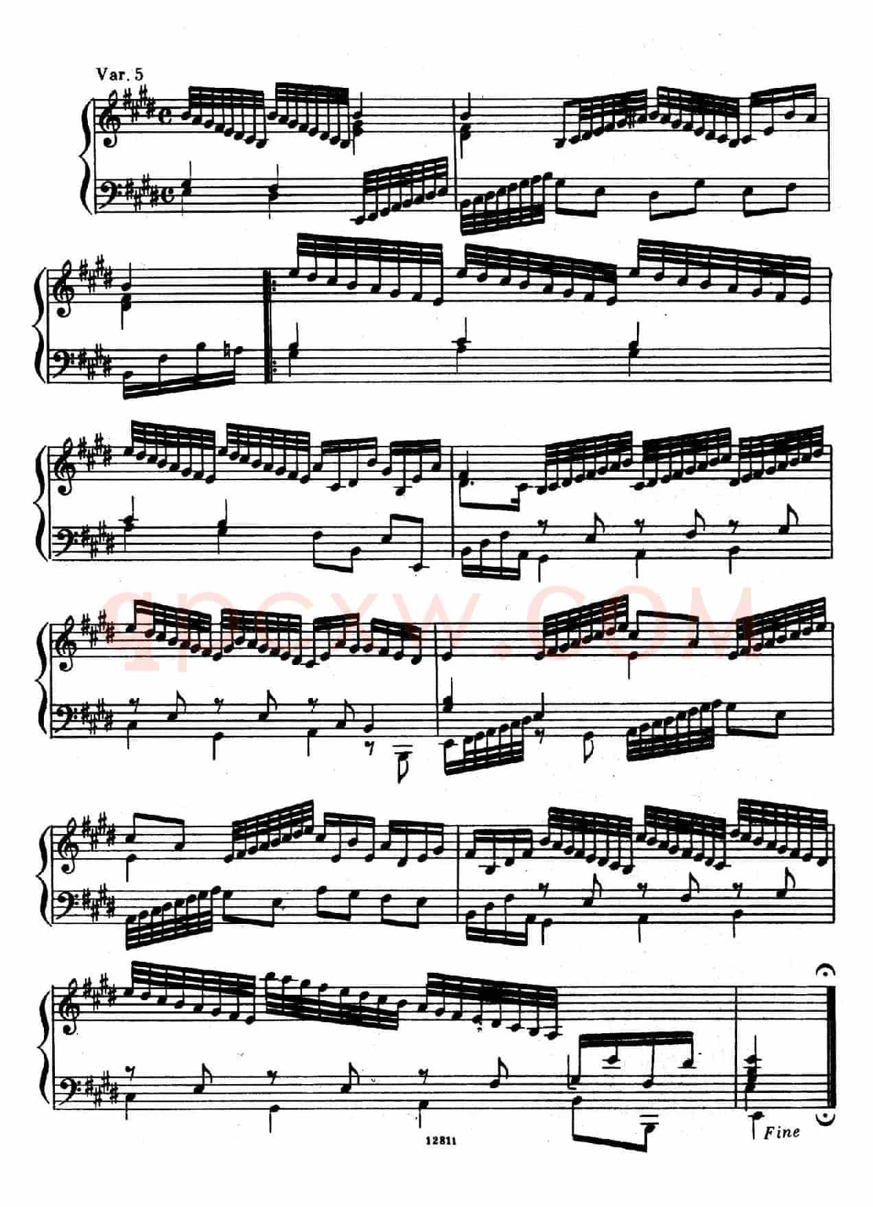 Suite No.5 in E Major HWV 430(E大调第五组曲)