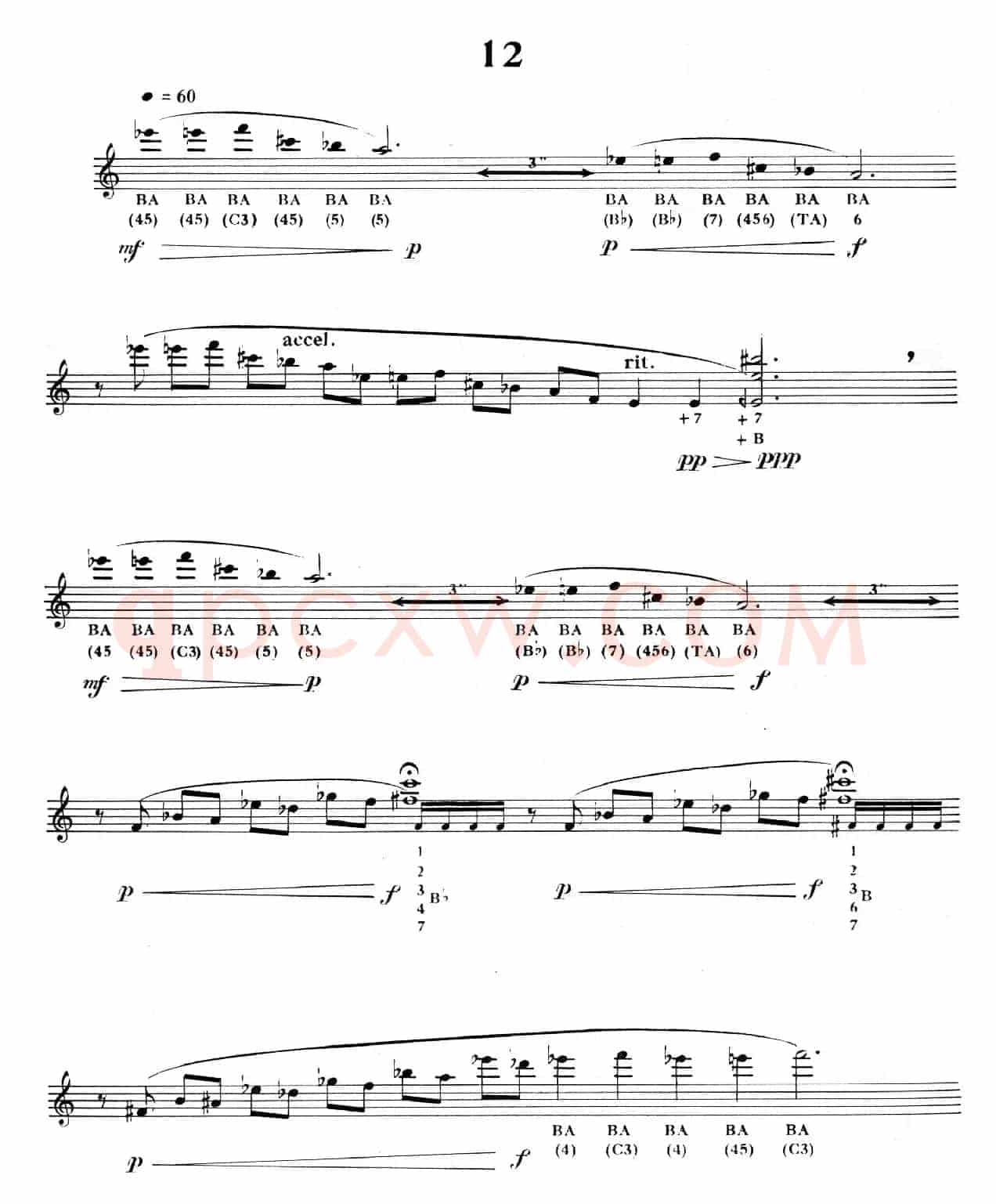 15首现代派练习曲（12）