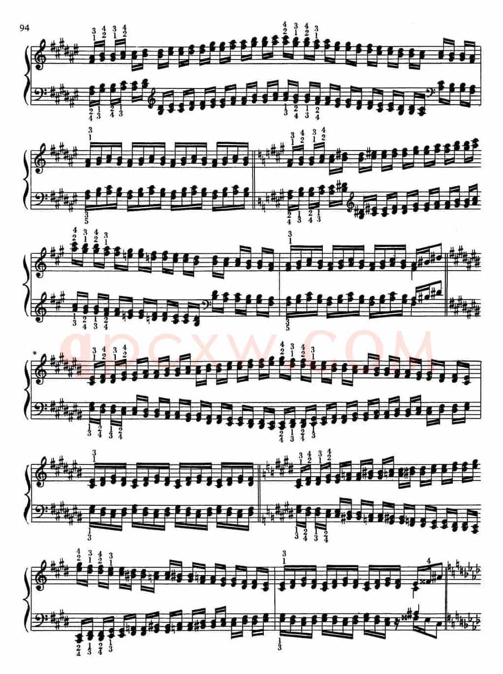 Technical Exercises S.146(李斯特钢琴技巧练习 BOOK Ⅴ)