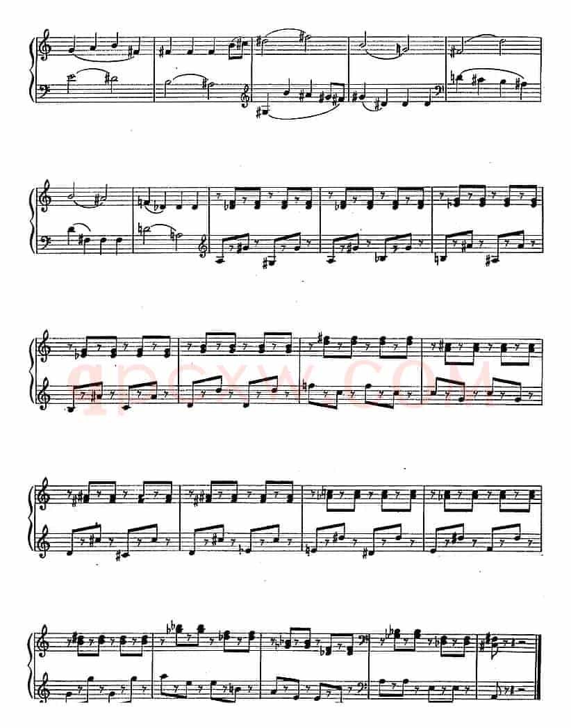 钢琴简易练习曲十六首（丁善德作品三十一号）