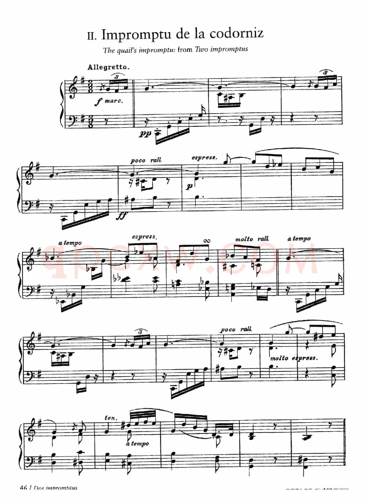 Impromptu De La Codorniz(少女即兴曲)
