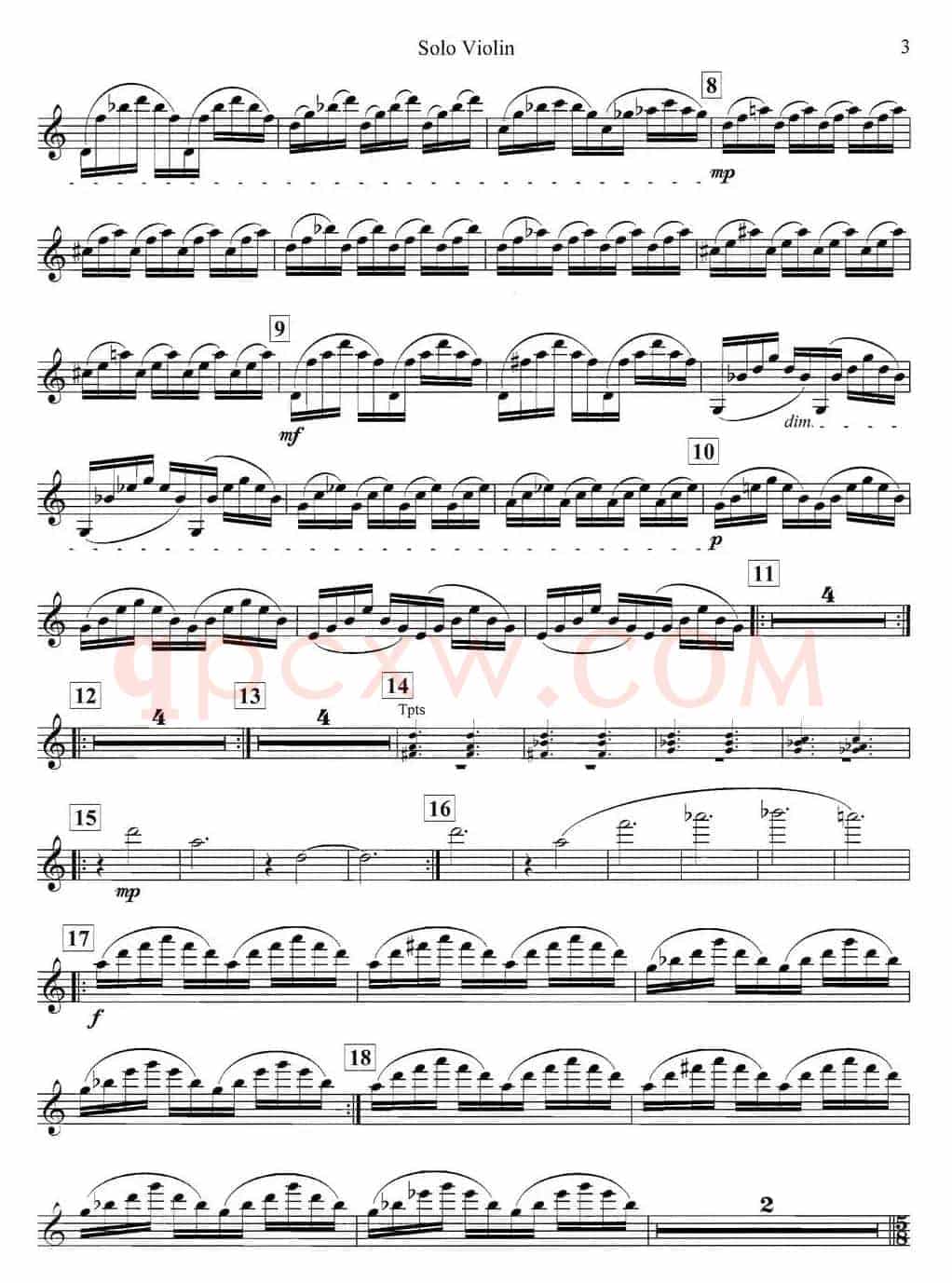 PHILIP GLASS Violin Concerto（格拉斯小提琴协奏曲I）