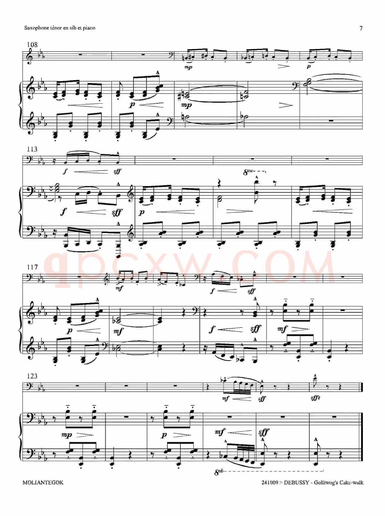 木偶步态舞（次中音萨克斯+钢琴伴奏）