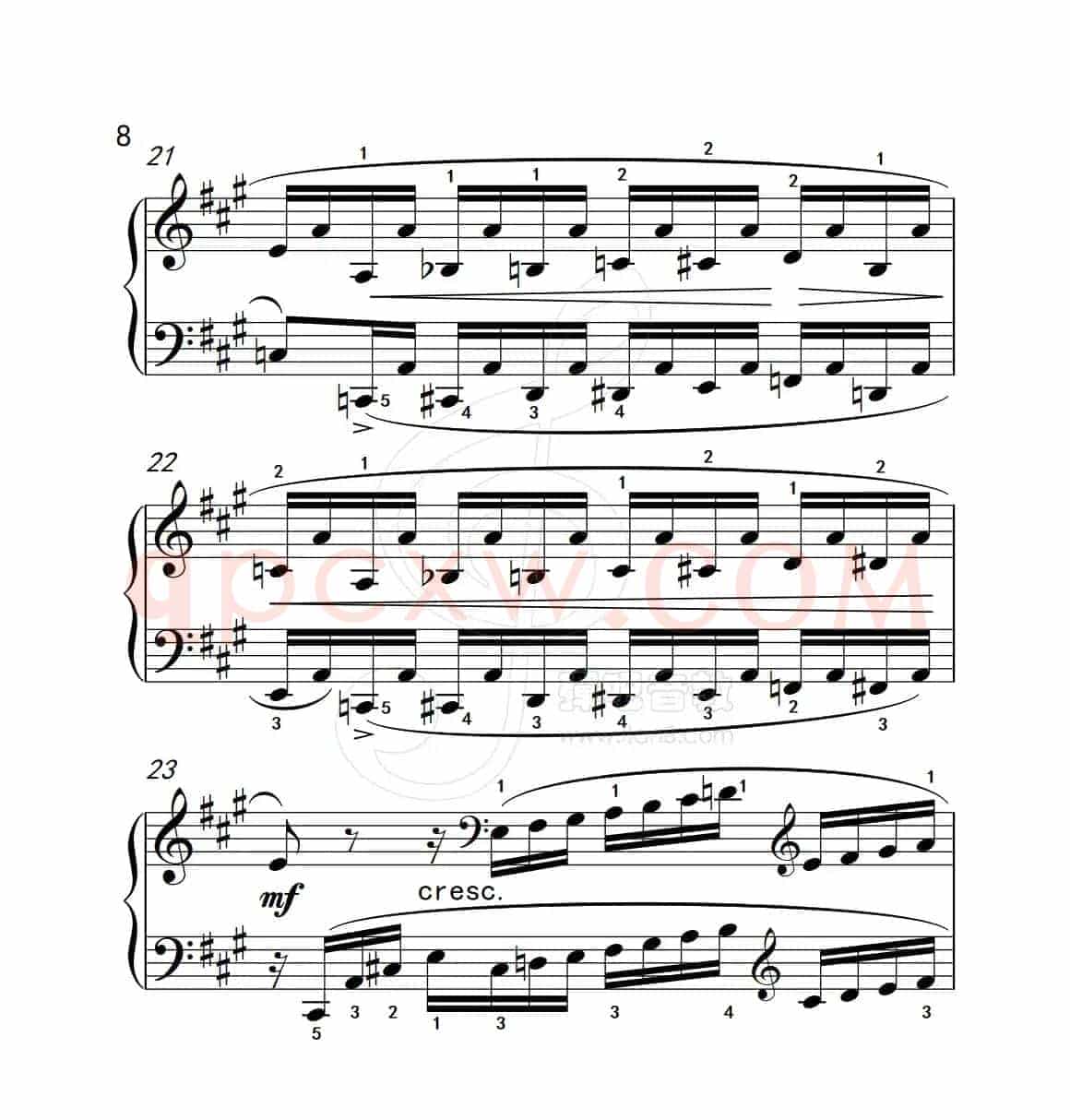 练习曲 4（克拉莫钢琴练习曲60首）