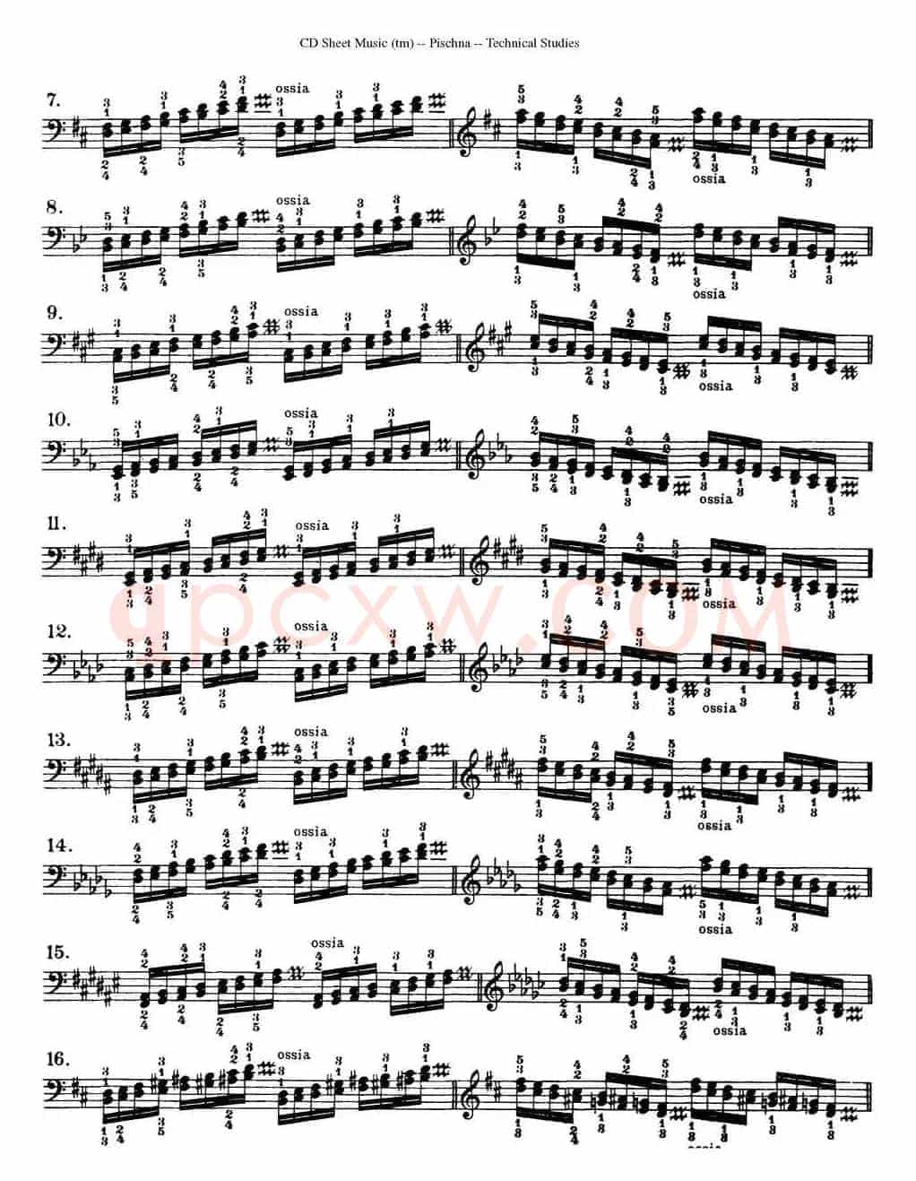 Technical Studies 60 Progressive Exercises (60首钢琴循序渐进练习曲 P91——99)