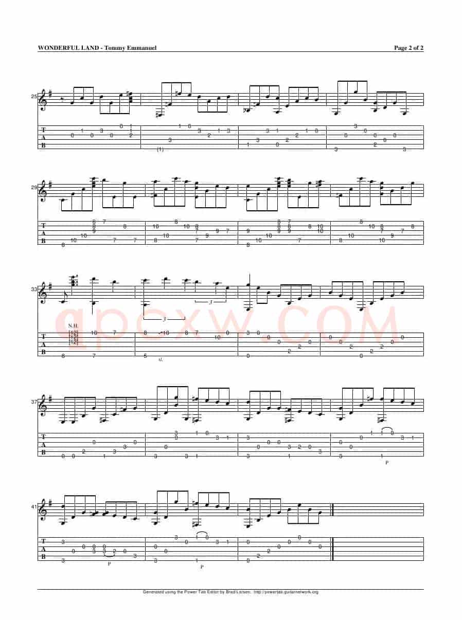 tommy emmanuel：wonderful land live（指弹吉它）