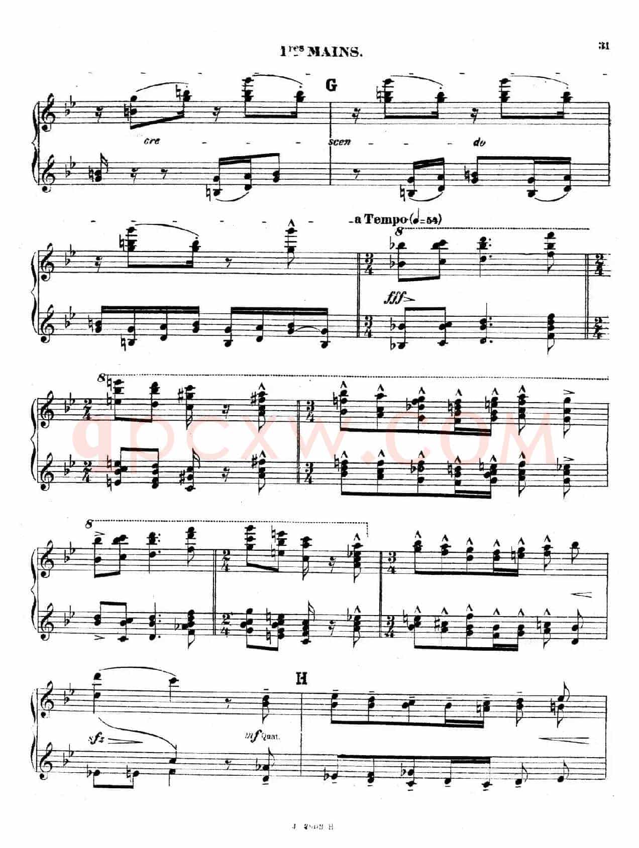 Symphony on a French Mountain Air Op.25(法国山歌交响曲·双钢琴·Ⅱ)