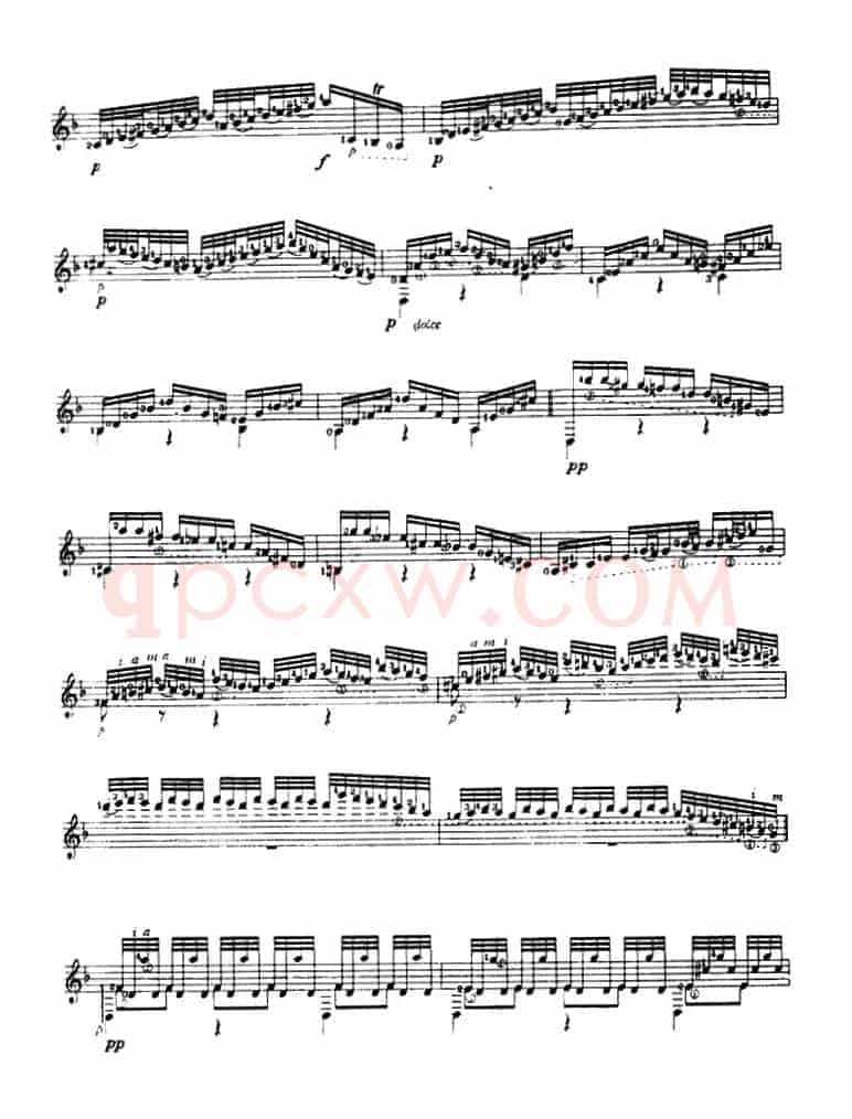 恰空舞曲（古典吉他）