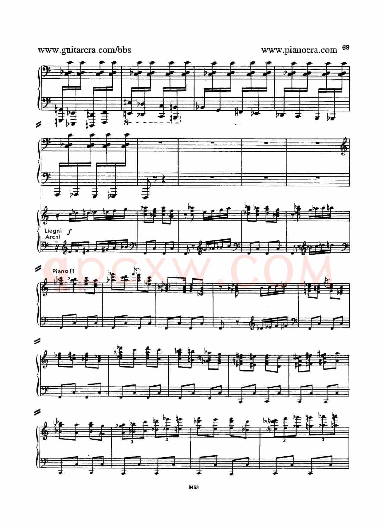 Piano Concerto in D-flat Major Op.37(降D大调钢琴协奏曲·Ⅲ·双钢琴)