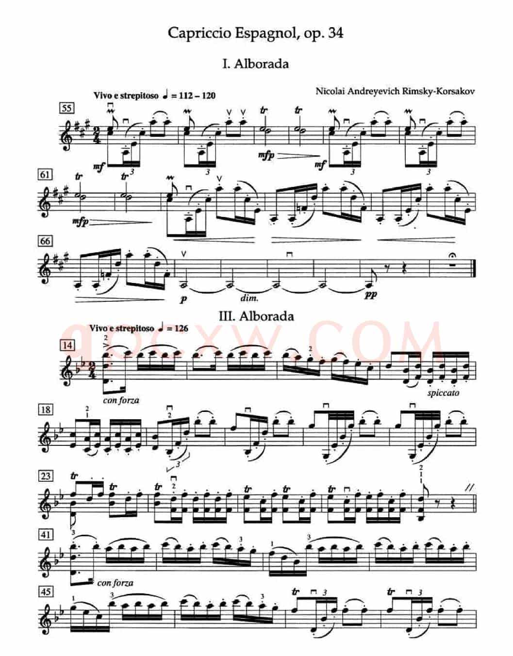 里姆斯基-柯萨科夫-Capriccio Espangol Op.34