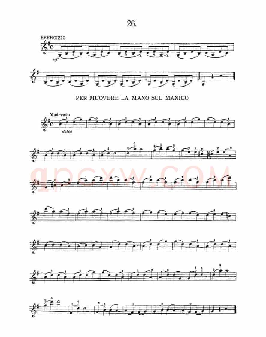 36 Studi Melodici E Facilissimi Op.48之21—30（36首容易旋律 作品.48）