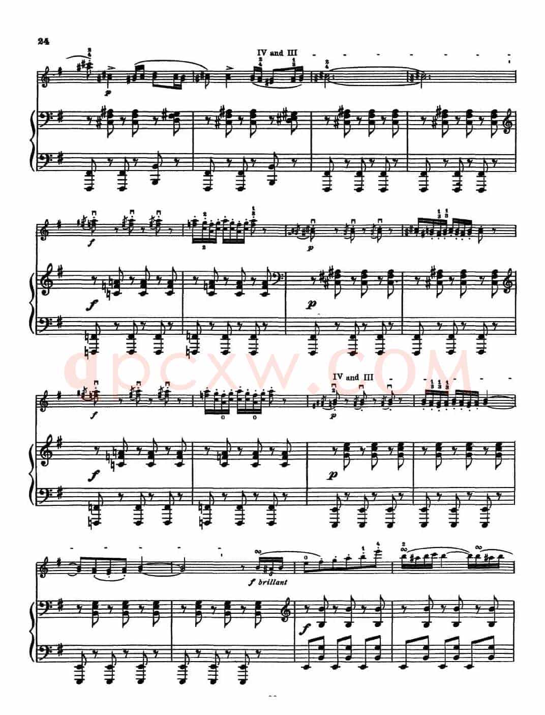 Carmen Concert Fantast Op.25（Ⅳ）（小提琴+钢琴伴奏）