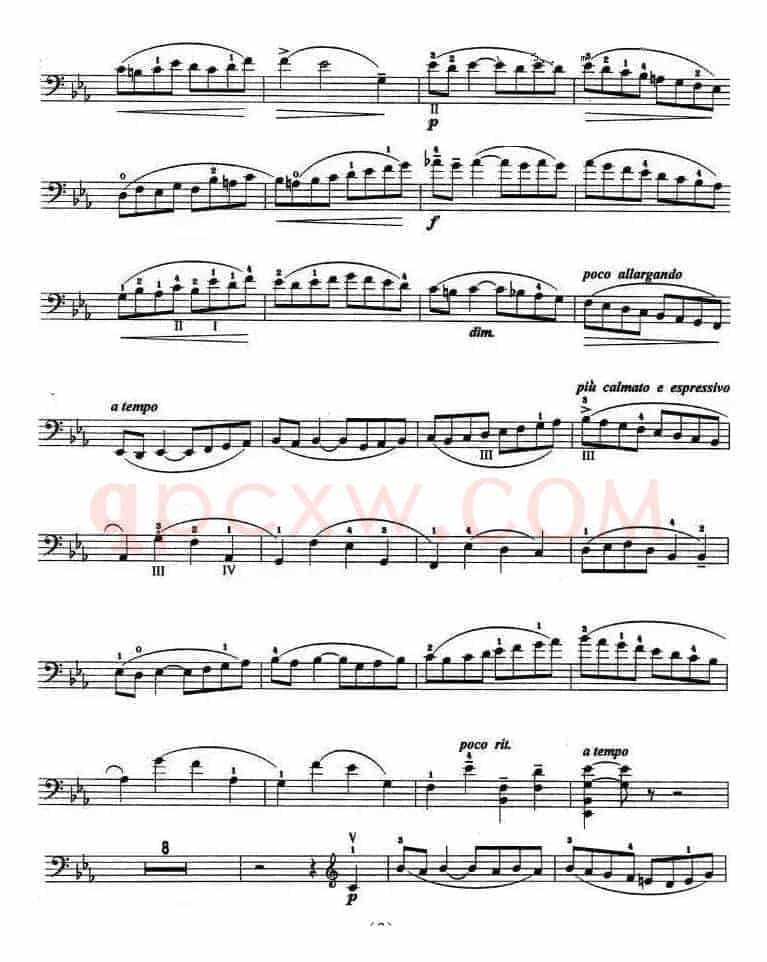 C小調协奏曲（第一乐章）