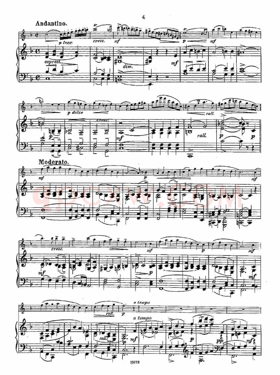 Fantaisies nationales. Op. 59, 1. （长笛+钢琴伴奏）