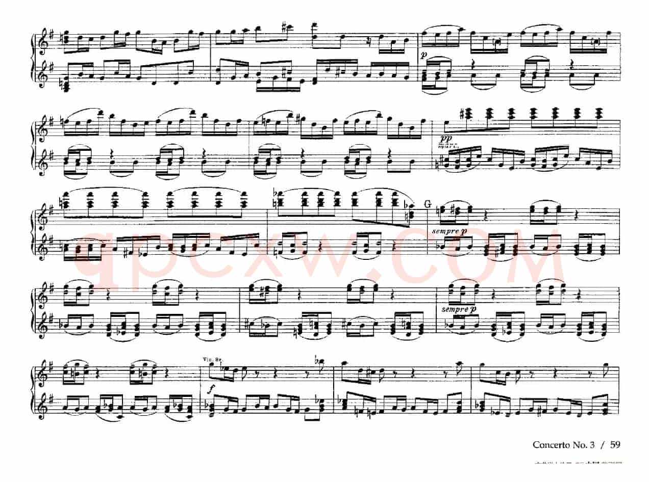 Brandenburg Concerto No.3 in G Major BWV.1048（G大调第三勃兰登堡协奏曲·四手联弹版）