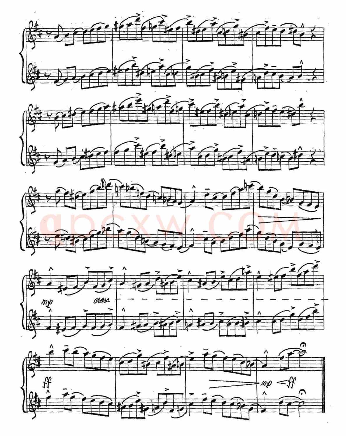Jazz Conception For Saxophone Duets - 5（二重奏）