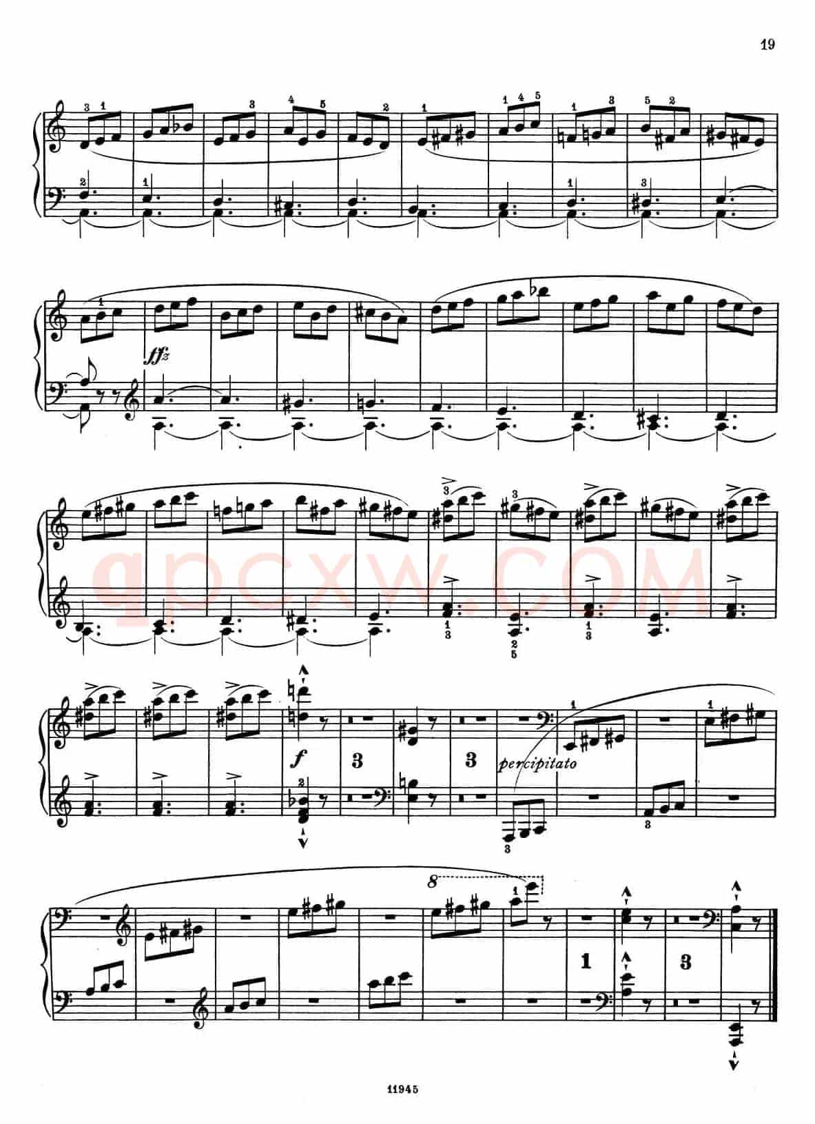 a小调第一组曲 Op.69(5、FUGA)