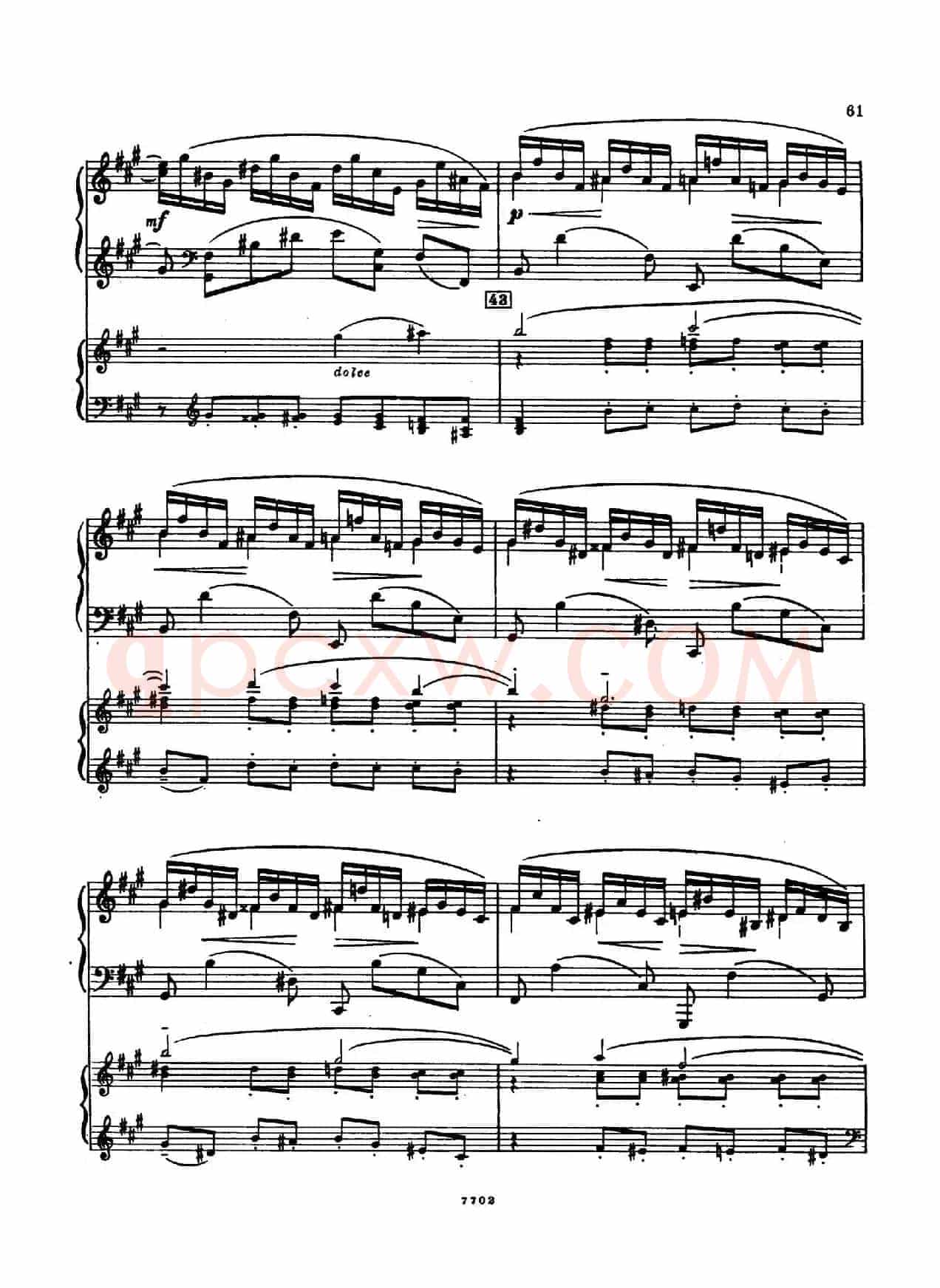 升f小调第一钢琴协奏曲 Op.1(双钢琴版)