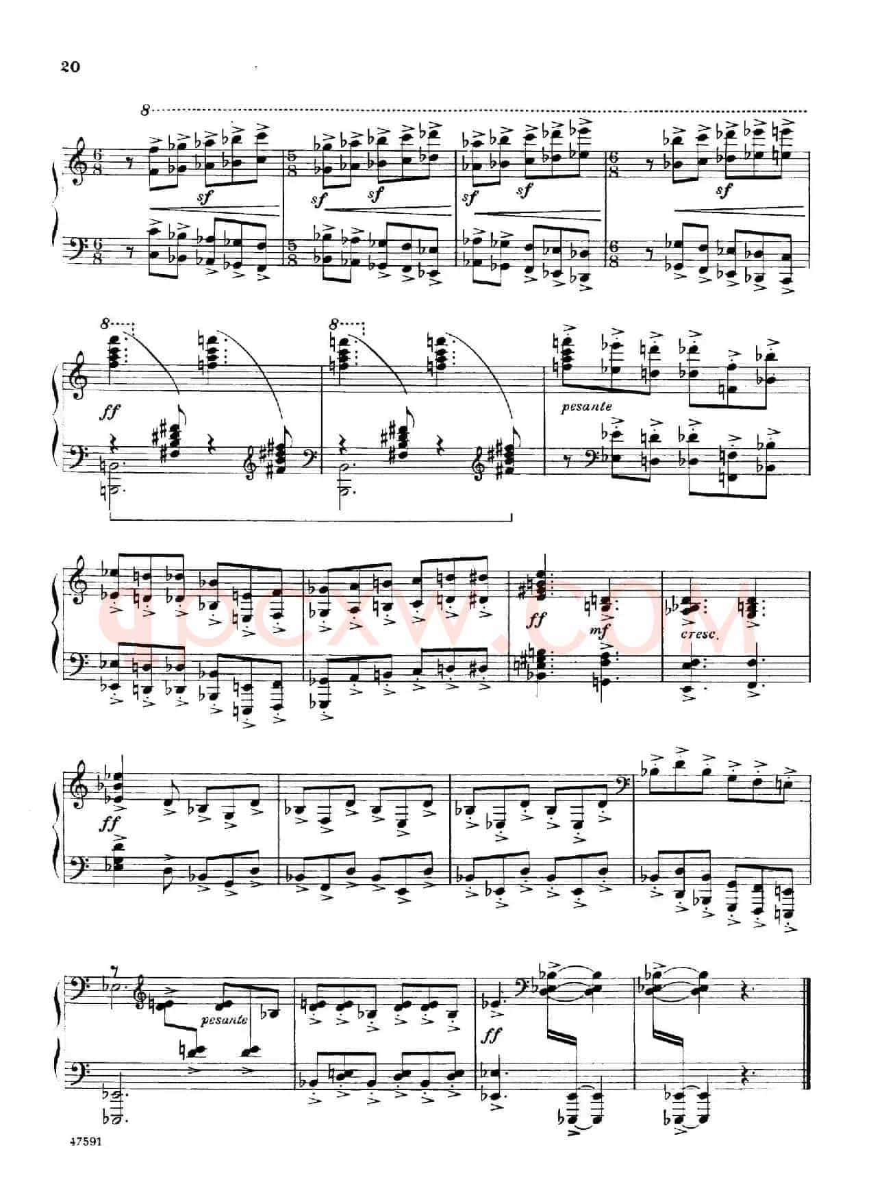 Piano Sonata in E-flat Major Op.95(降E大调钢琴奏鸣曲·Ⅰ)