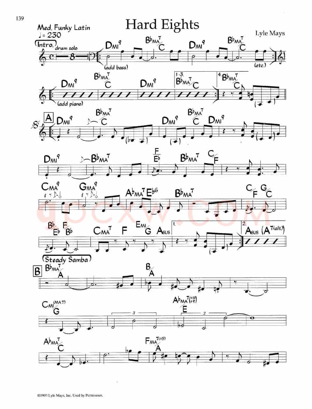 Hard Eights（爵士钢琴曲）