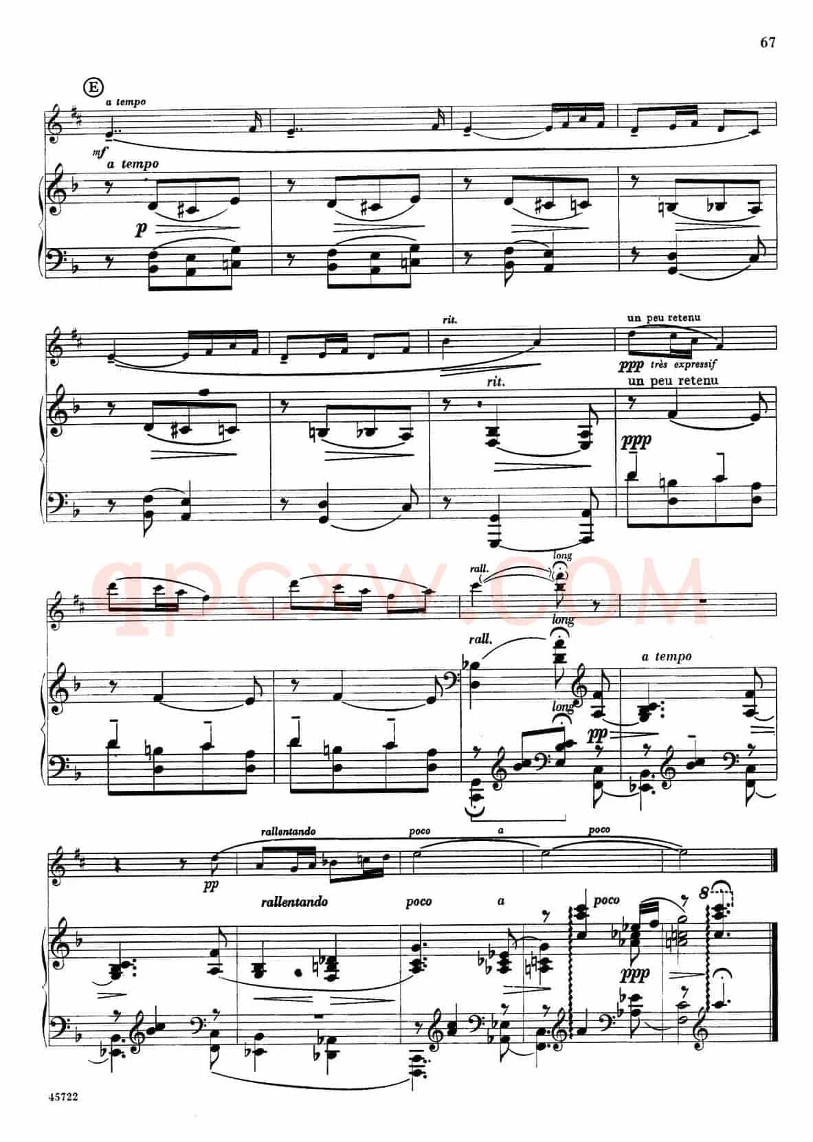 15首古典萨克斯独奏曲：14、sonatine（中音萨克斯+钢琴伴奏）