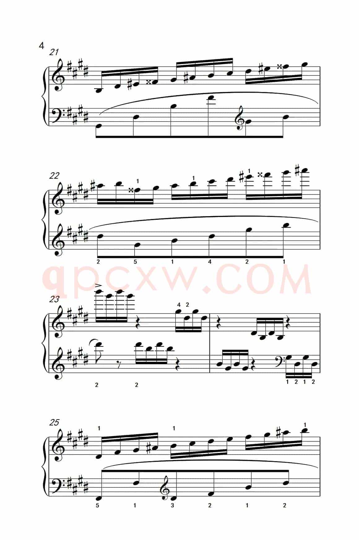 莫什科夫斯基 钢琴练习曲（第一首）