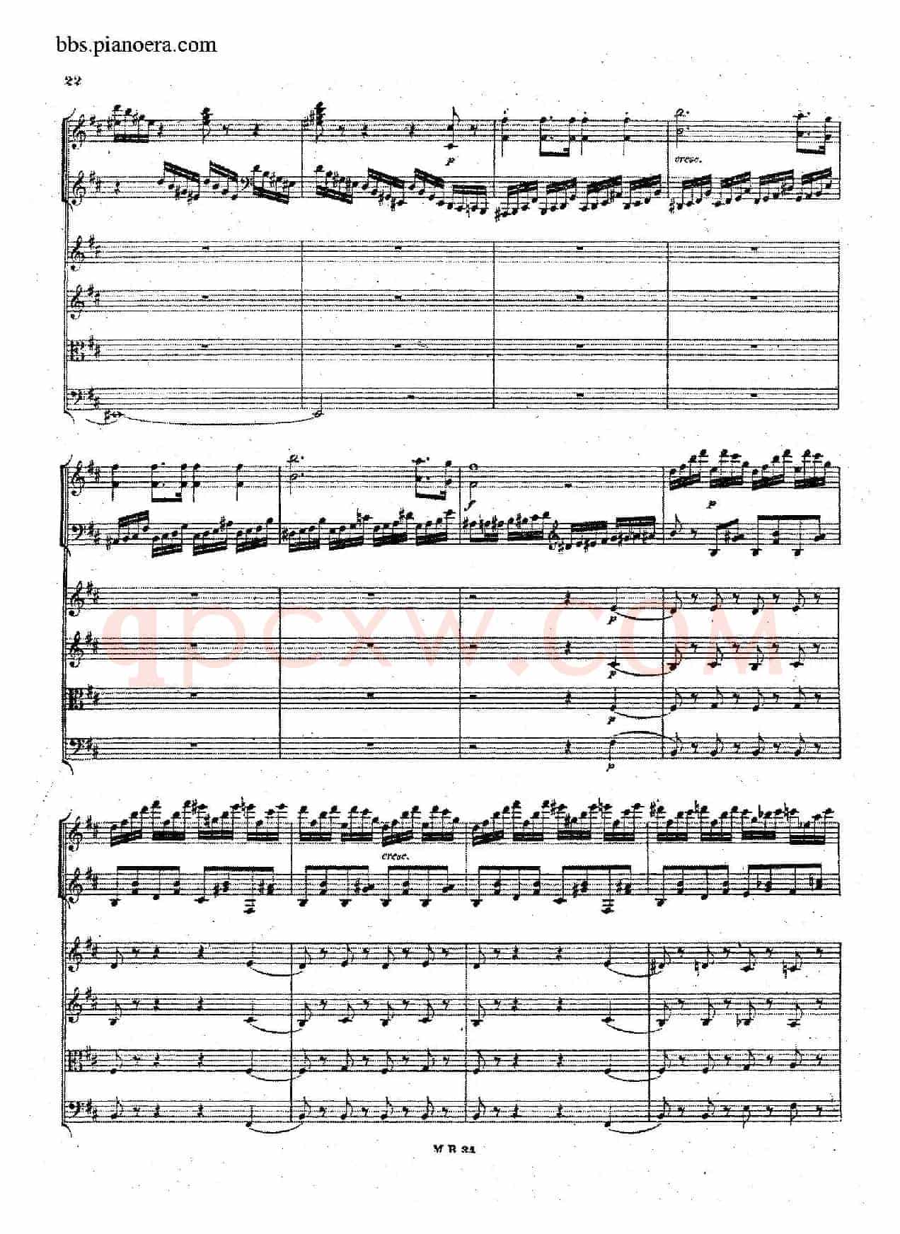 Capriccio Brillante in B Major Op.22(B大调华丽随想曲·钢琴+乐队总谱)