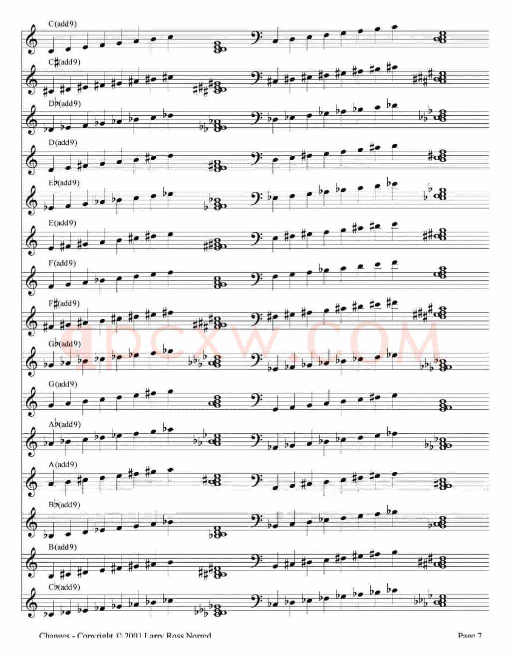 Changes（爵士乐和弦教材）（P1-20）