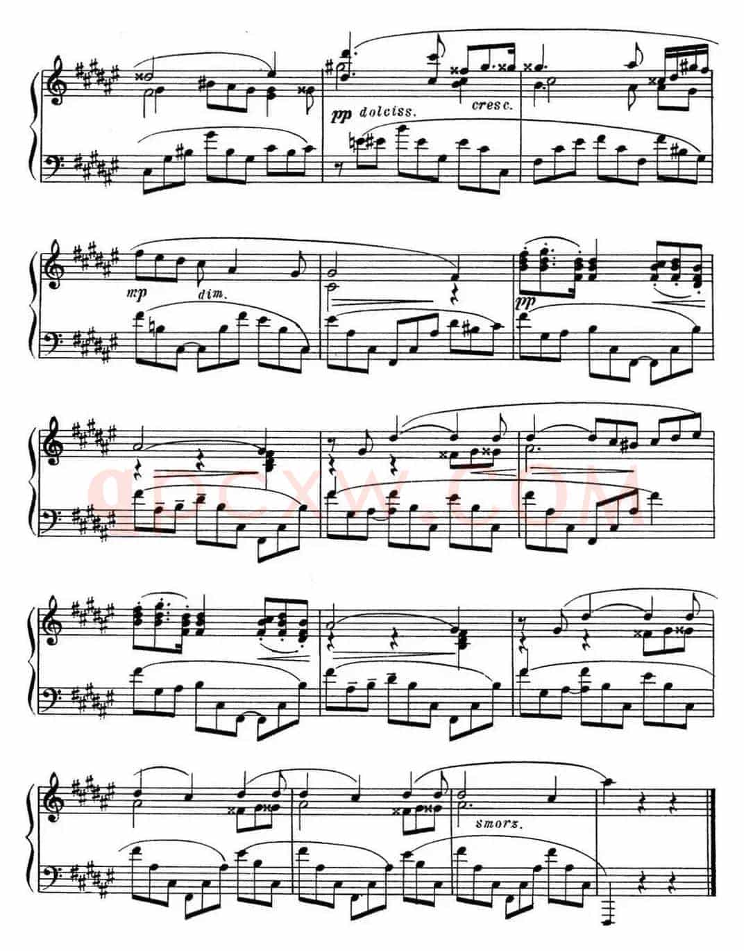 斯克里亚宾 钢琴练习曲 Op.42 No.4 Alexander Scriabin Etudes