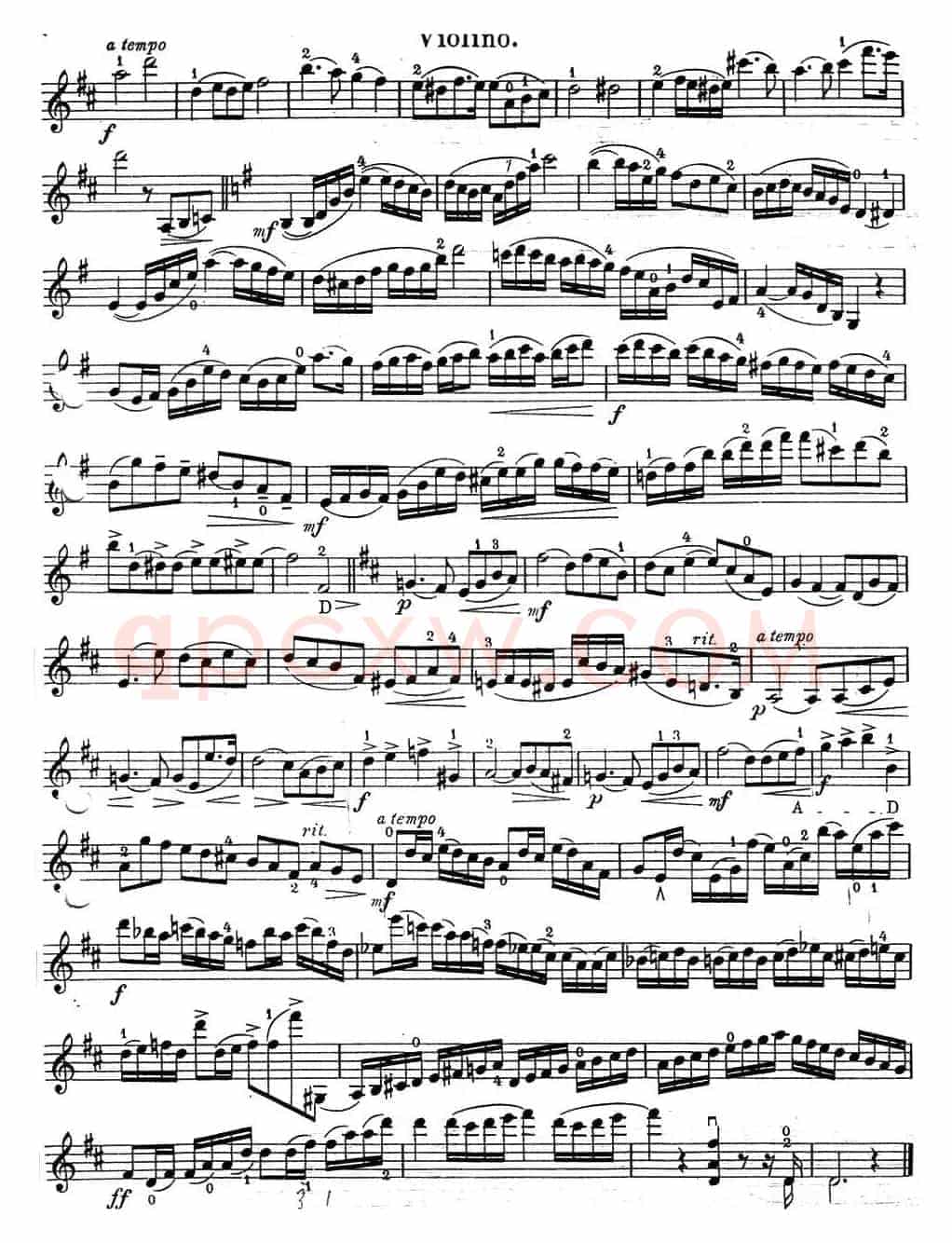 Concertino（O. Rieding,Op.25）