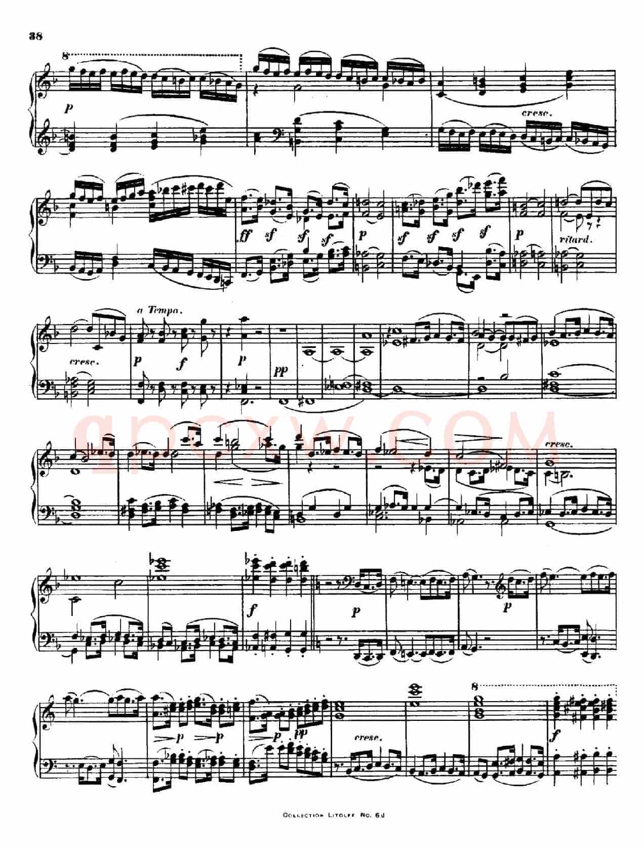 String Quartet No.15 in a Minor Op.132(a小调第十五弦乐四重奏·钢琴独奏版)
