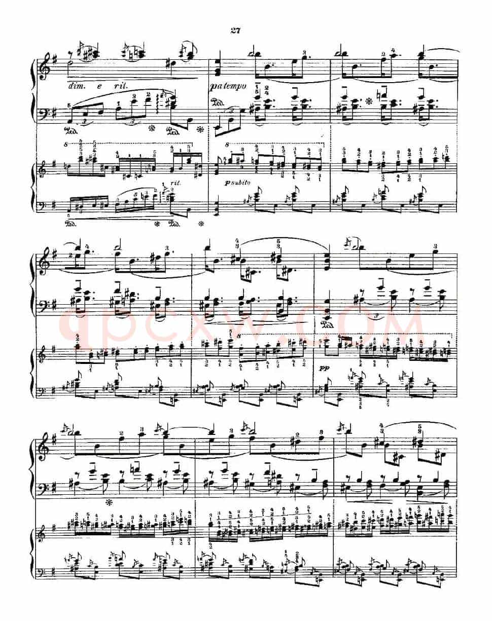 肖邦《练习曲》Fr.Chopin Op.25 No5-1