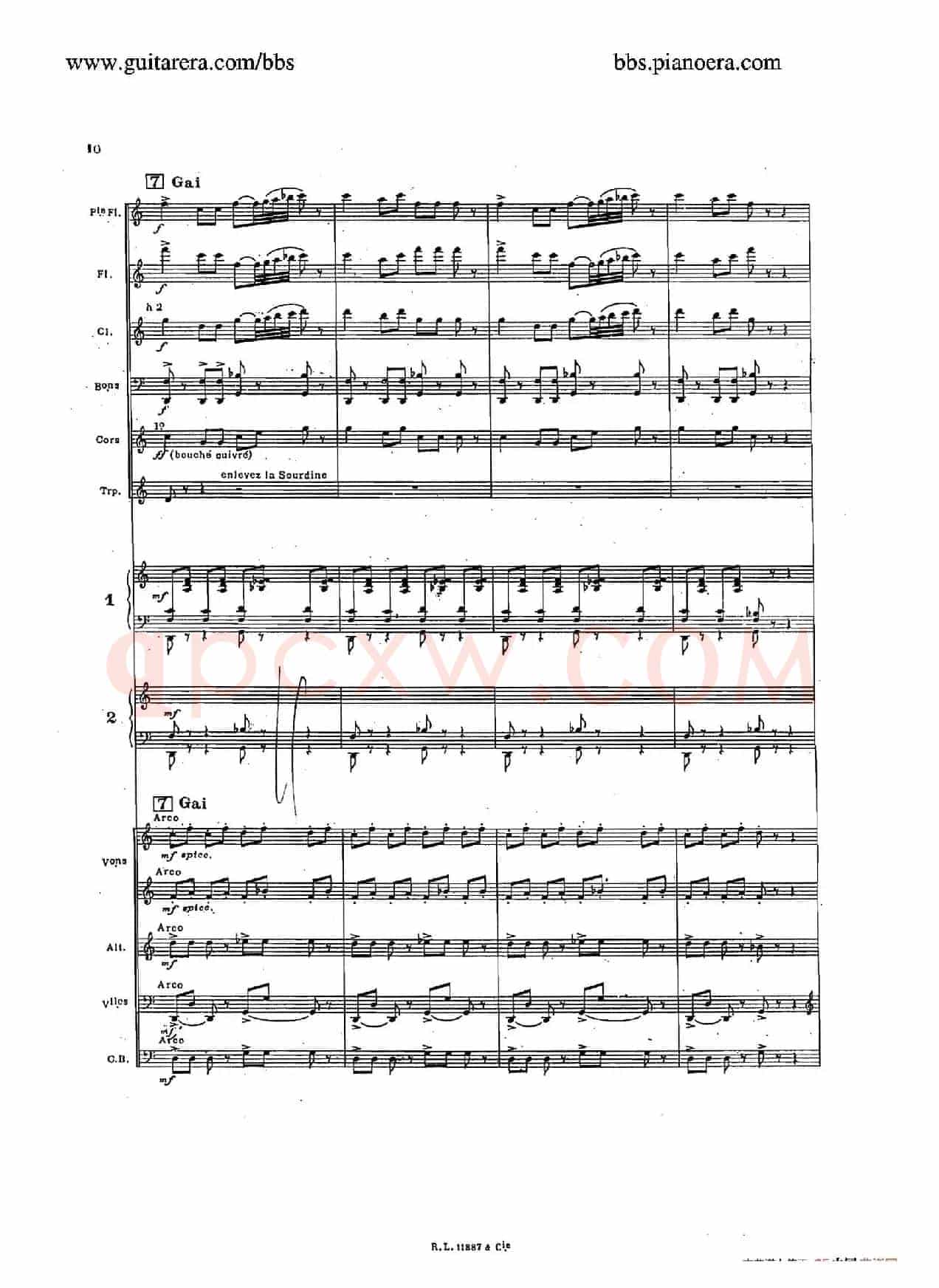 Concerto for 2 Pianos in d Minor(d小调双钢琴协奏曲·总谱)