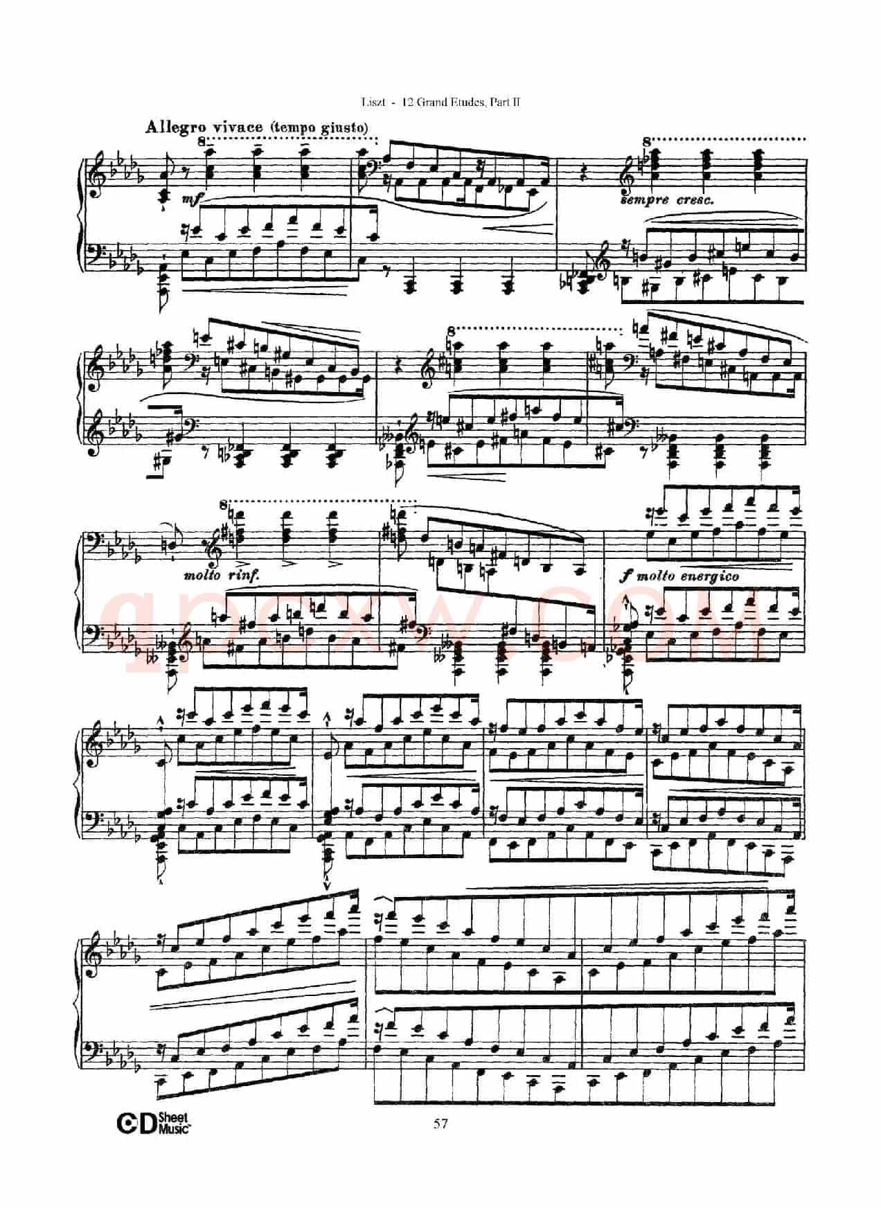 12 Grand Etudes S.137（12首华丽的练习曲·11）