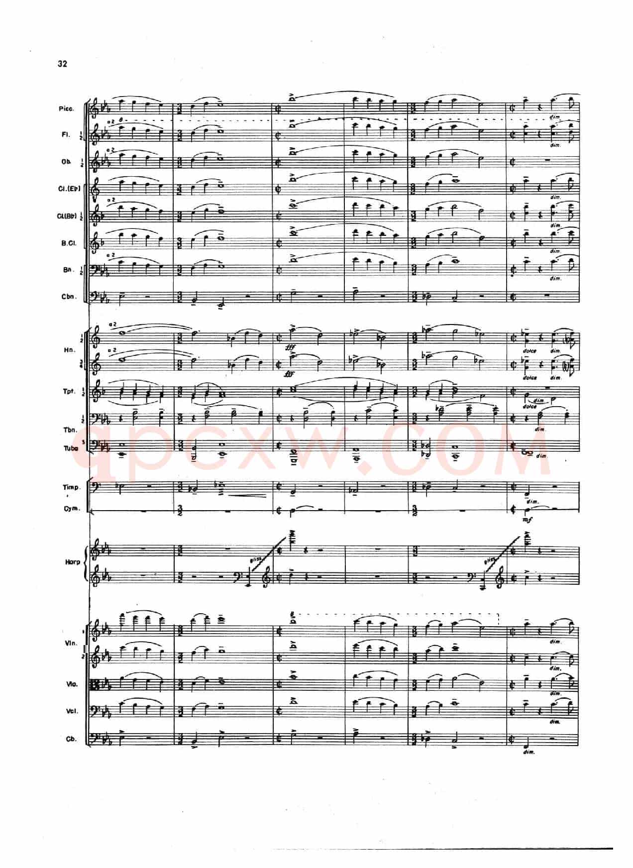 OVERTURE TO CANDIDE(《坎迪德》序曲)(交响乐总谱)