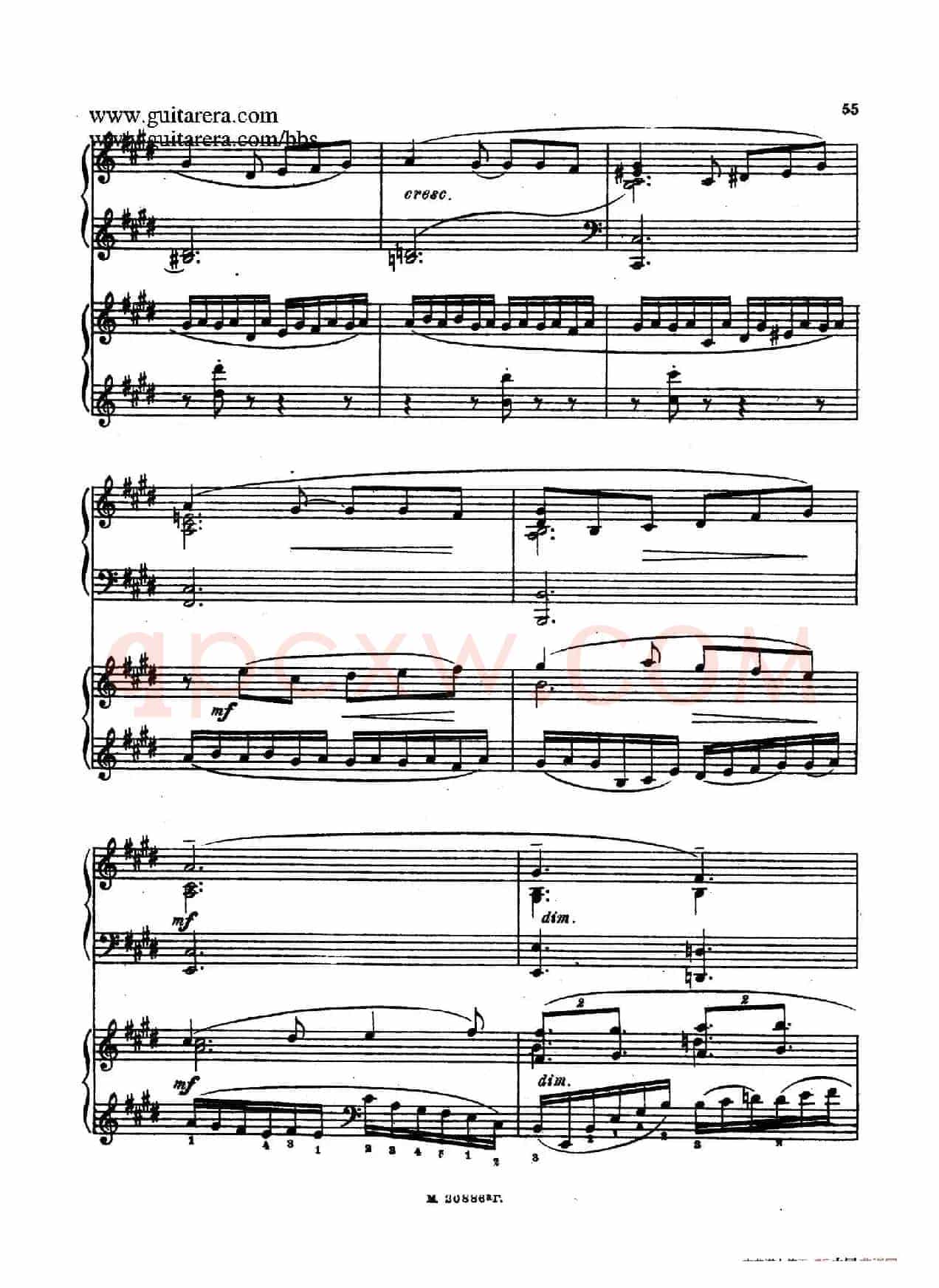 第二双钢琴组曲 Suite for Two Pianos No.2 Op.17（3. 浪漫曲 Romance）