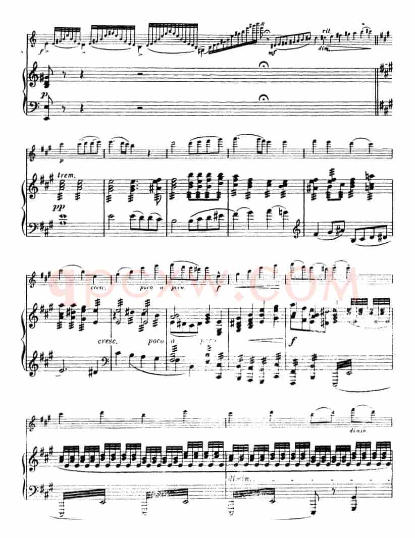 第五协奏曲（A小调）（小提琴+钢琴）