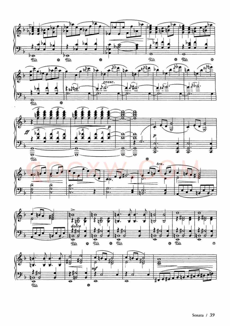Piano Sonata in F Maj Op·12 （F大调钢琴奏鸣曲·第一乐章）