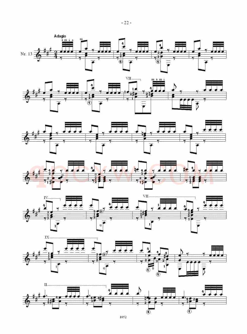 索尔·克斯特26首练习曲之11——15