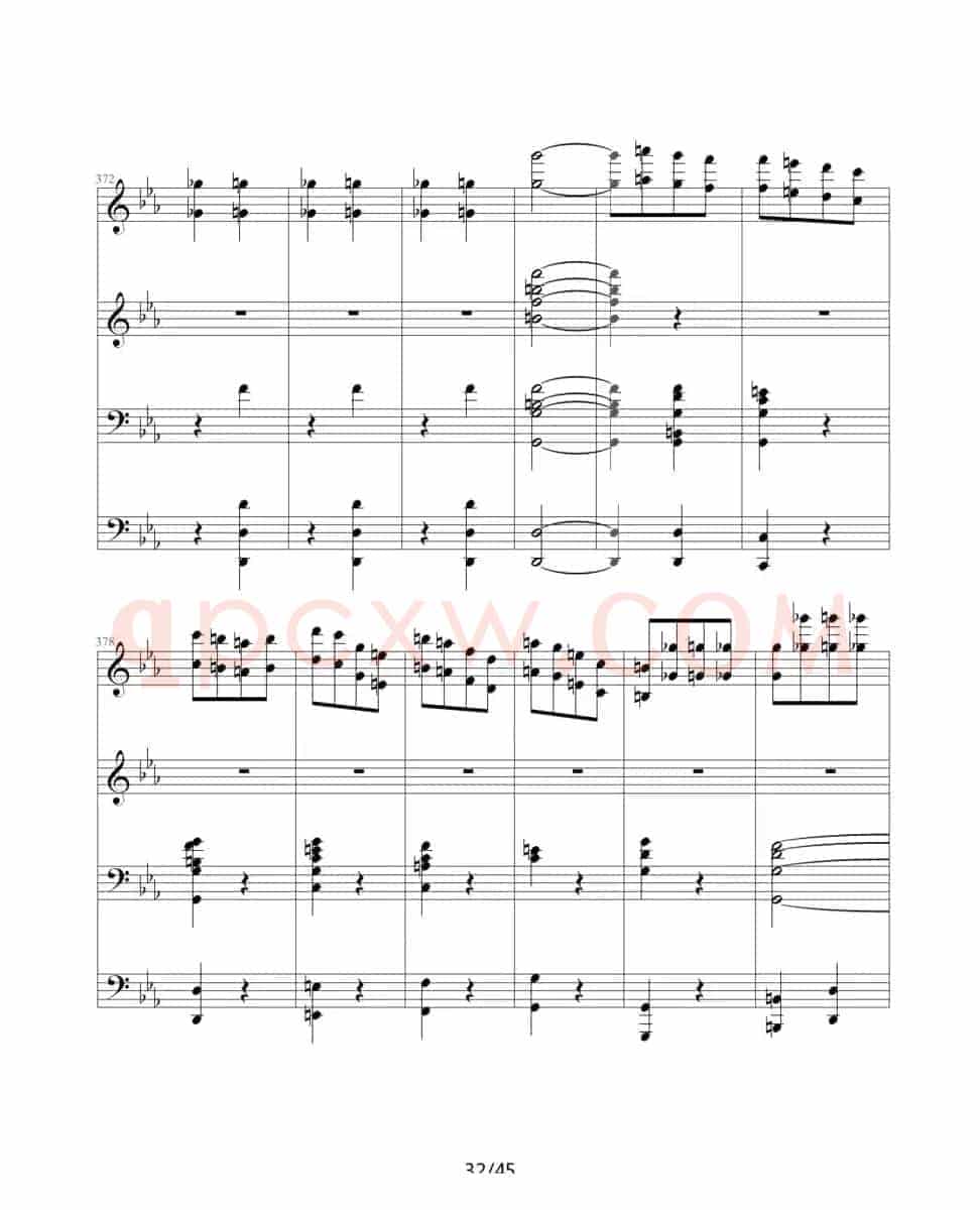 命运交响曲（四手联弹）