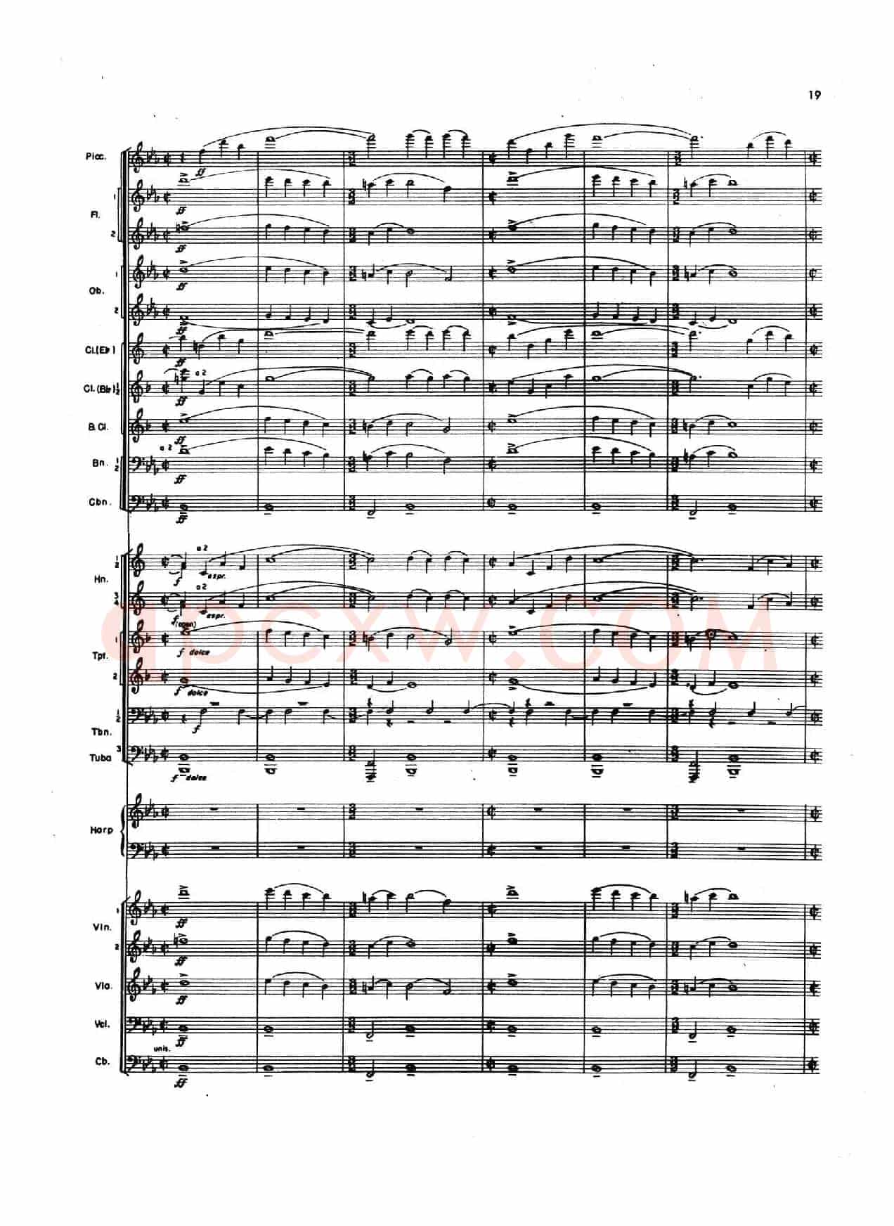 OVERTURE TO CANDIDE(《坎迪德》序曲)(交响乐总谱)