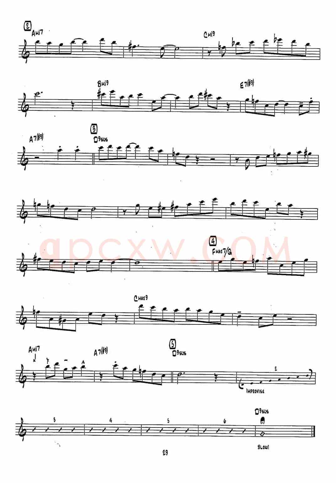 PAUL'S BLUES（15首爵士练习曲之13）
