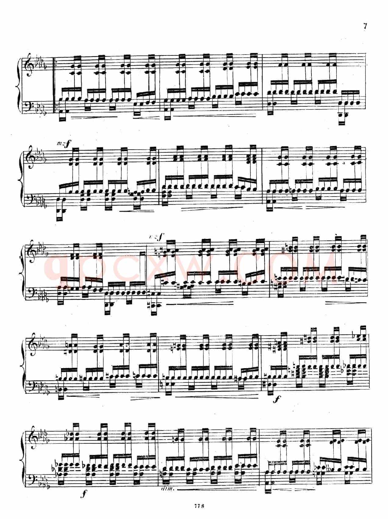 Grande Etude de Concert Tremolo Op.58(音乐会练习曲“震音”)