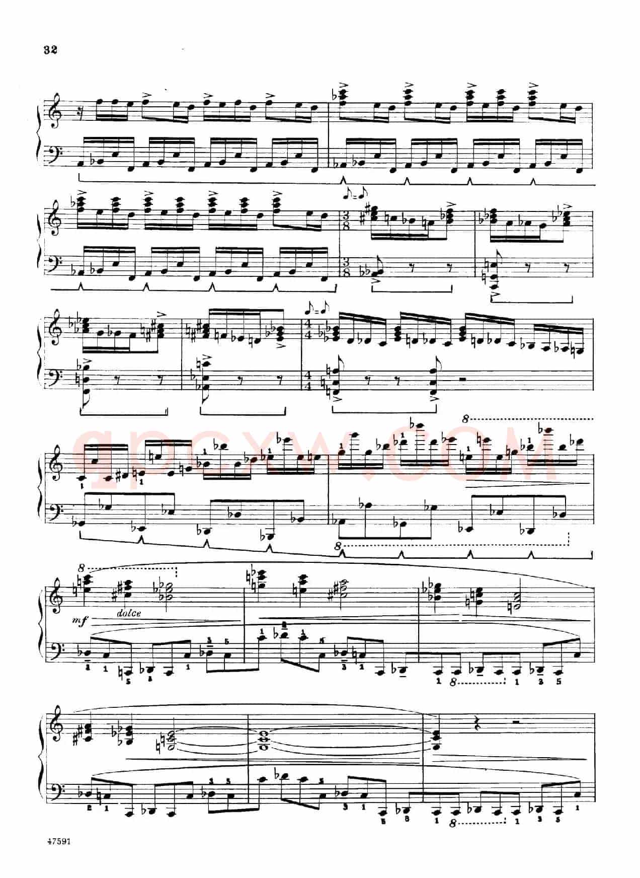 Piano Sonata in E-flat Major Op.95(降E大调钢琴奏鸣曲·Ⅲ)